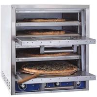 Bakers Pride P44S Countertop Deck Oven Electric Pizza Pretzel Two Compartments 4 Decks