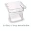 Cambro 66CW110 Food Pan 16 Size Black Polycarbonate 6 Deep NSF Camwear Series Priced Each Purchased in Units of 6