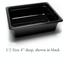 Cambro 24LPCW110 Food Pan 12 Size Black Polycarbonate 4 Deep NSF Camwear Series Priced Each Purchased in Units of 6