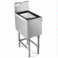 Eagle Group B12IC24 Underbar Ice Chest Stainless Steel 12 Long x 24 Front to Back Ice Bin 1012 Deep 43 Lb Capacity SpecBar2000 Series