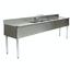 Eagle Group B8C18 Underbar Sink 3 Compartments 2 31 Drainboards and Faucet 96 L x 20 Front to Back 1800 Series