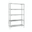 Eagle Group S5742460C Wire Shelving Starter Kit 5 24W x 72L Shelves 4 Posts Chrome Plated Finish NSF