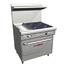 Southbend 4361A1GL Range 36 Wide 12 Manual Griddle Left 4 Burners with Standard Grates 33000 BTU with Convection Oven