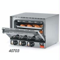 Vollrath 40703 Convection Oven Countertop Half Size Electric Fits 3 Half Size Pans Mini Prima Pro Cayenne Series