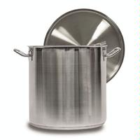 Vollrath 3504 Stock Pot with Cover 18 Quart 11 Diameter 11 Deep Stainless Steel Optio Series Priced Each Ships 4 per Case