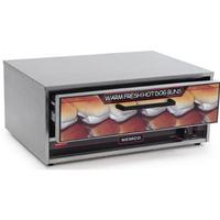 Nemco 8075BW Hot Dog Bun Warmer 64 Bun Capacity Thermostatic Control Moist Heat RollAGrill Series