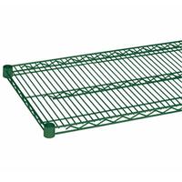 Thunder Group CMEP2148 Green Epoxy Wire Shelving 21 Front to Back x 48 Long Priced Each Purchased in In Cases of 2