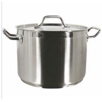 Thunder Group SLSPS016 Induction Stock Pot with Lid 16 Quart Priced Each Sold in Cases of 4