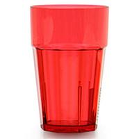 Thunder Group PLPCTB110RD Tumbler 10 Oz Polycarbonate Red Diamond Series Priced by the Dozen Sold in Case of Dozen