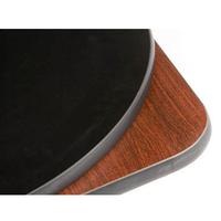 Oak Street MB36R Table Top 36 Diameter Round 1 Thick Reversible MahoganyBlackl Melamine Over Particle Board Black Edge Priced each purchased in pallets of 10