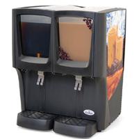 Grindmaster C2D16 Beverage Dispenser Two Bowls Refrigerated 5 Gallon Capacity Each Front Window Crathco G Cool Seres