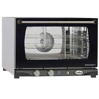 Cadco XAF113 Convection Oven Countertop Half Size Electric Humidity Fits 3 Half Size Pans
